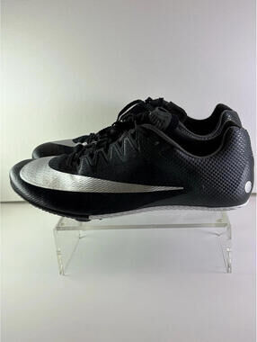New Nike Zoom Rival Sprint Black Track & Field Spikes Shoes FZ9663-001 Mens 9.5